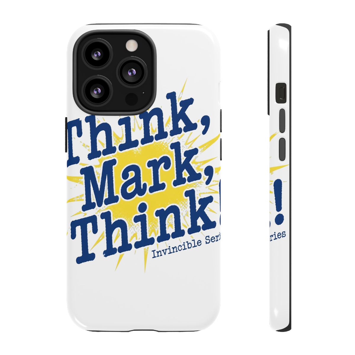 Invincible "Think, Mark, Think!" Phone Case - alternate angle 1, merchandise