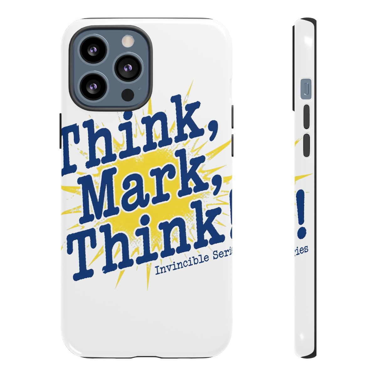 Invincible "Think, Mark, Think!" Phone Case - alternate angle 2, merchandise