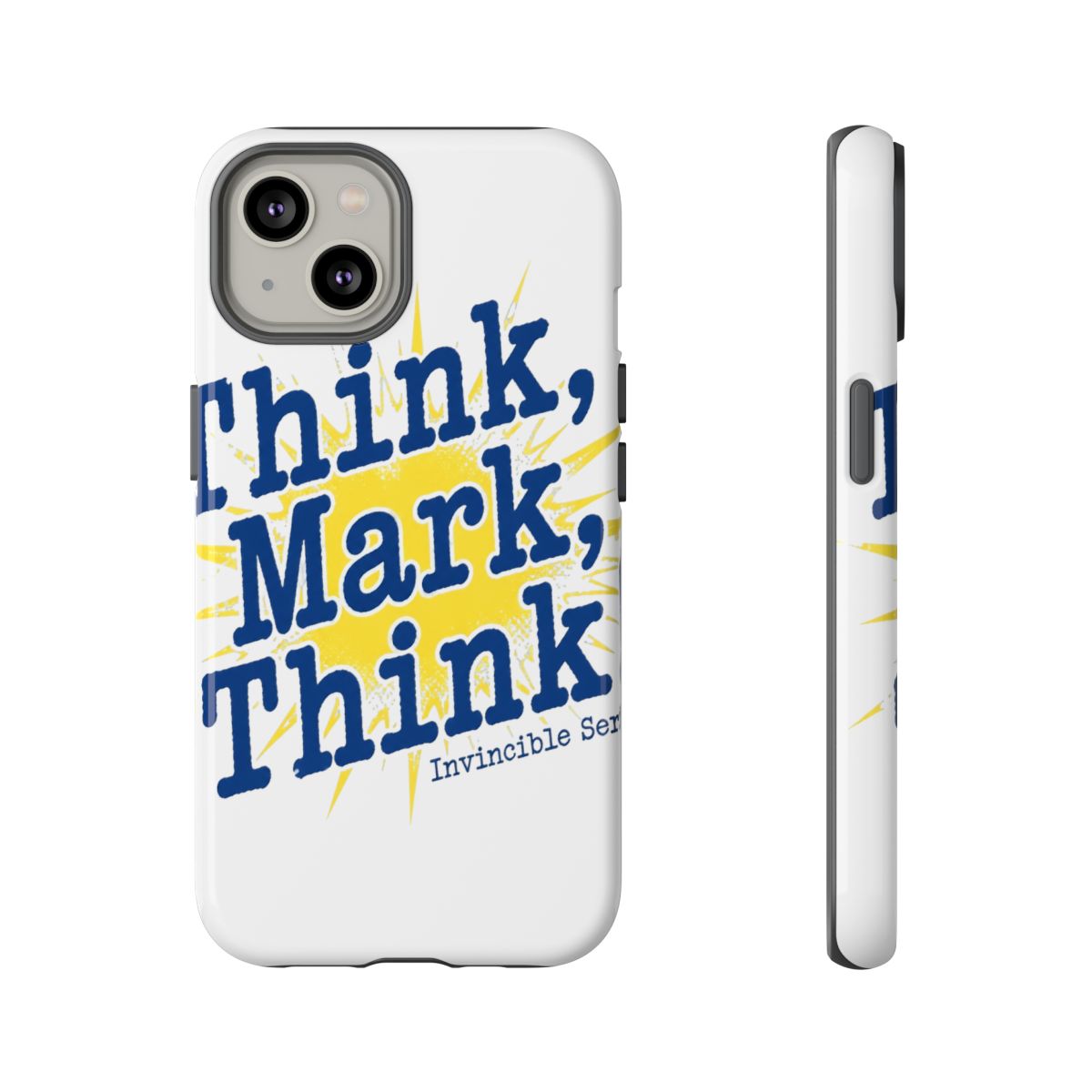 Invincible "Think, Mark, Think!" Phone Case - alternate angle 3, merchandise