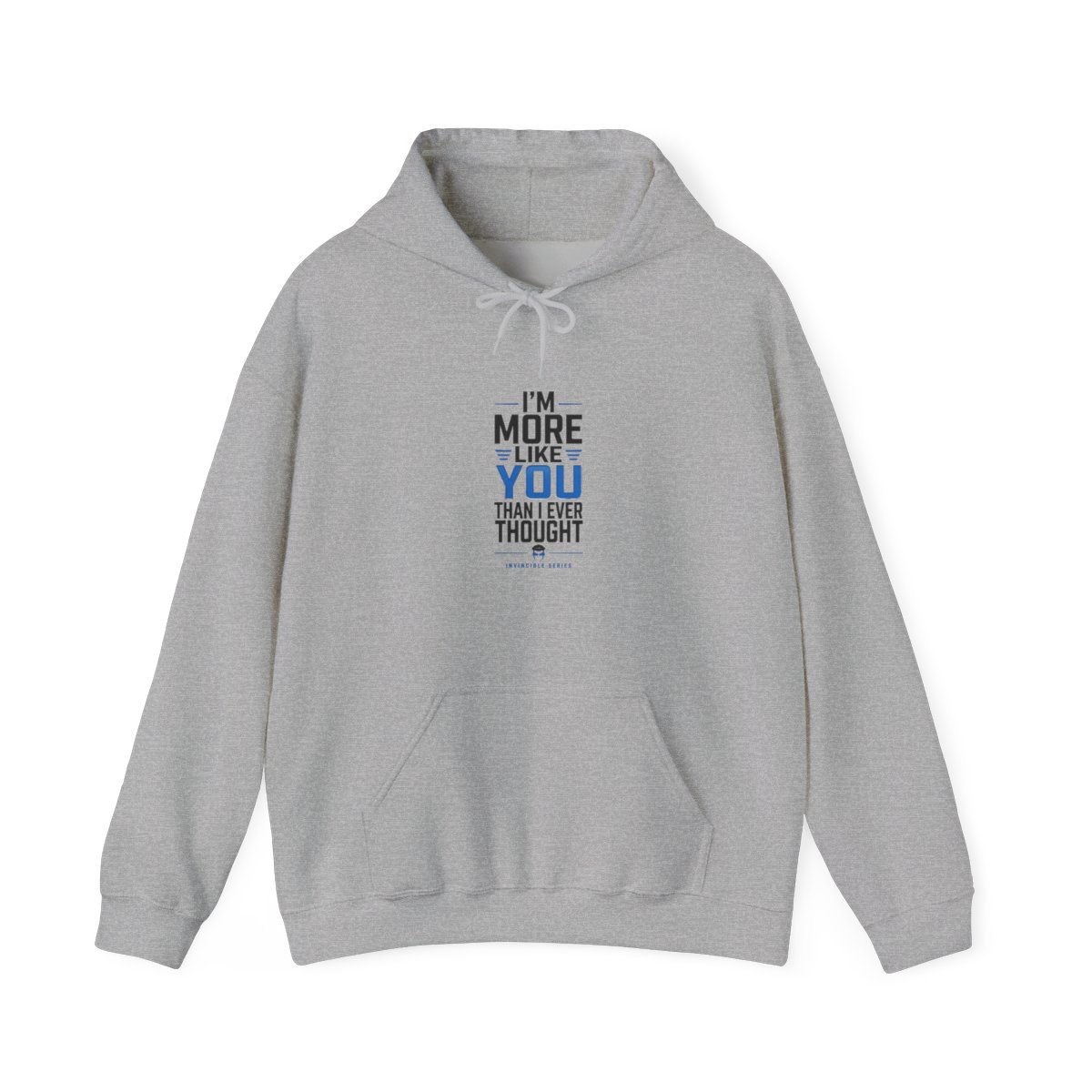 Invincible "m More Like You Than I Ever Thought" Hoodie - alternate angle 2, merchandise