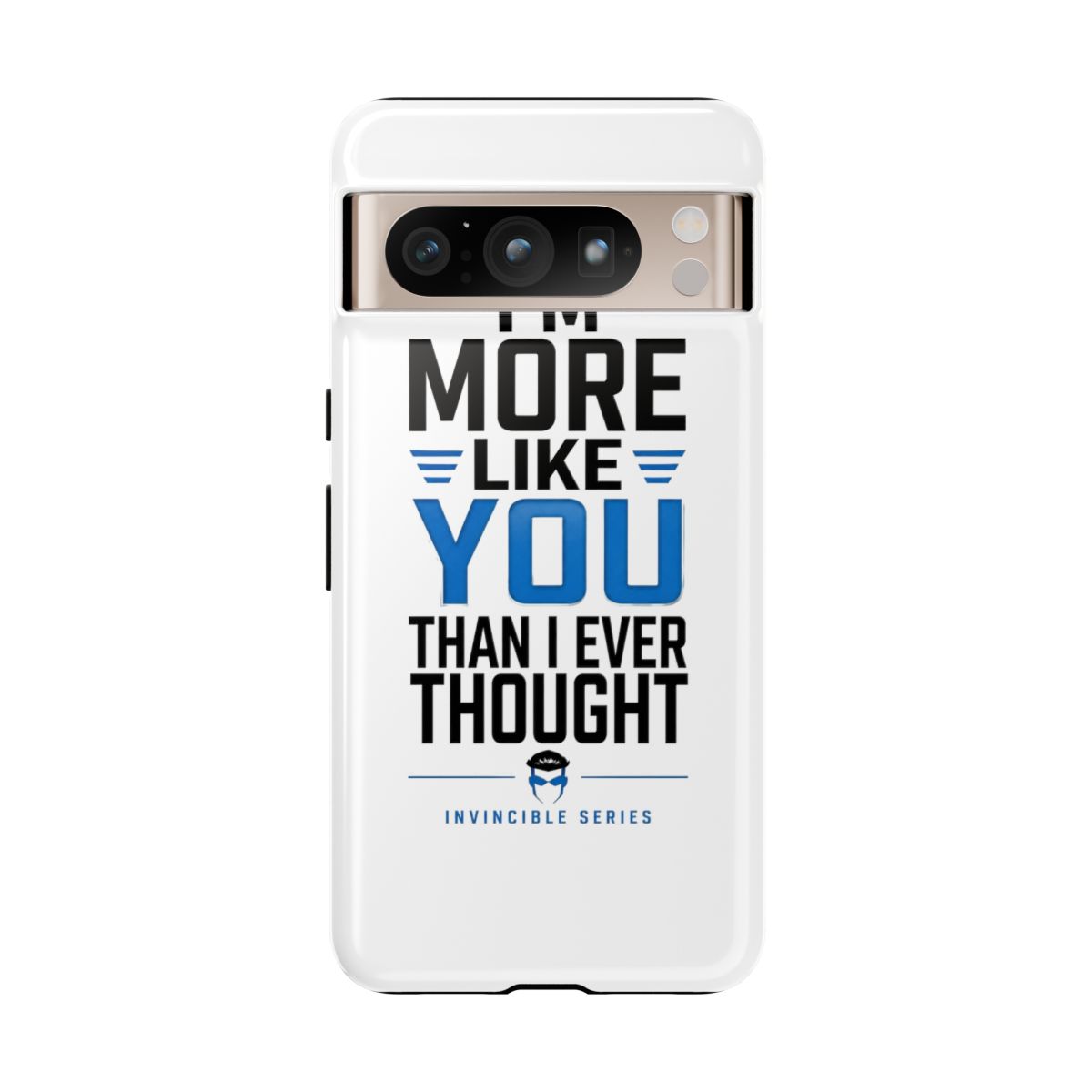 Invincible "m More Like You Than I Ever Thought" Phone Case - alternate angle 3, merchandise
