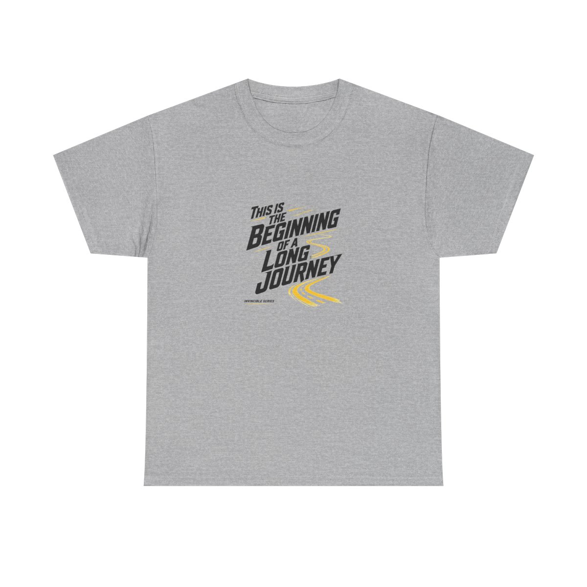 Invincible "This is the Beginning of a Long Journey" Unisex Tee - alternate angle 2, merchandise