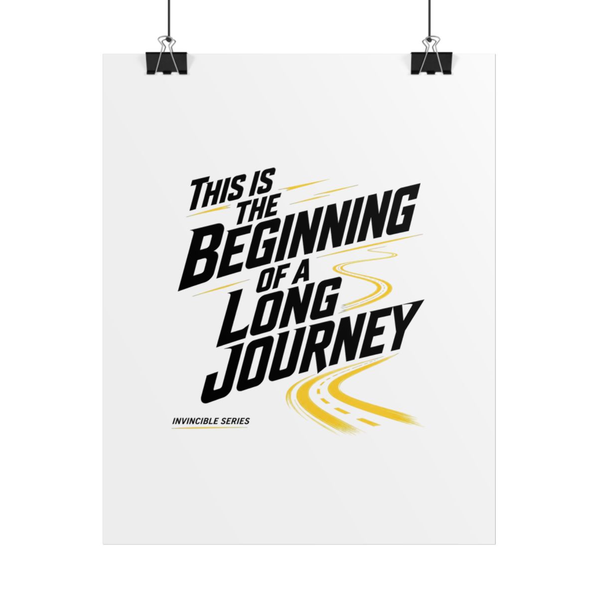 Invincible "This is the Beginning of a Long Journey" Poster