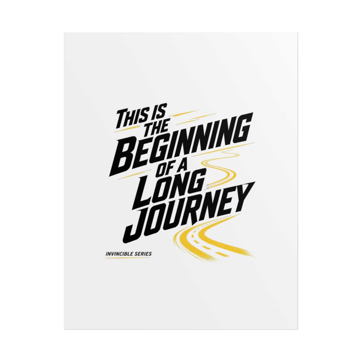 Invincible "This is the Beginning of a Long Journey" Poster - alternate angle 1, merchandise