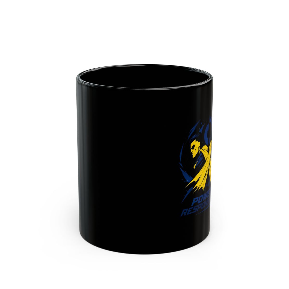 Invincible "Power & Responsibility" Black Mug - alternate angle 1, merchandise