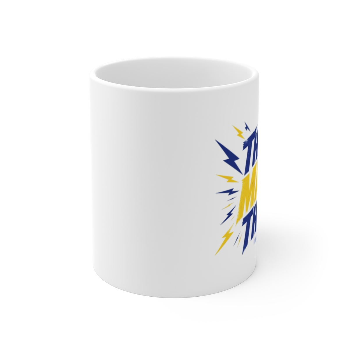 Invincible "Think, Mark, Think!" White Mug - alternate angle 1, merchandise