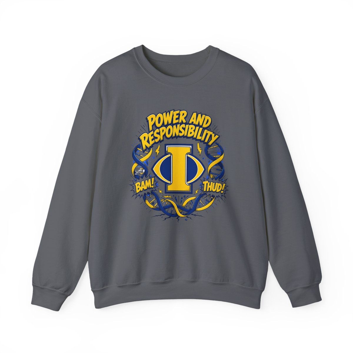 Invincible " and " Crewneck - alternate angle 3, merchandise