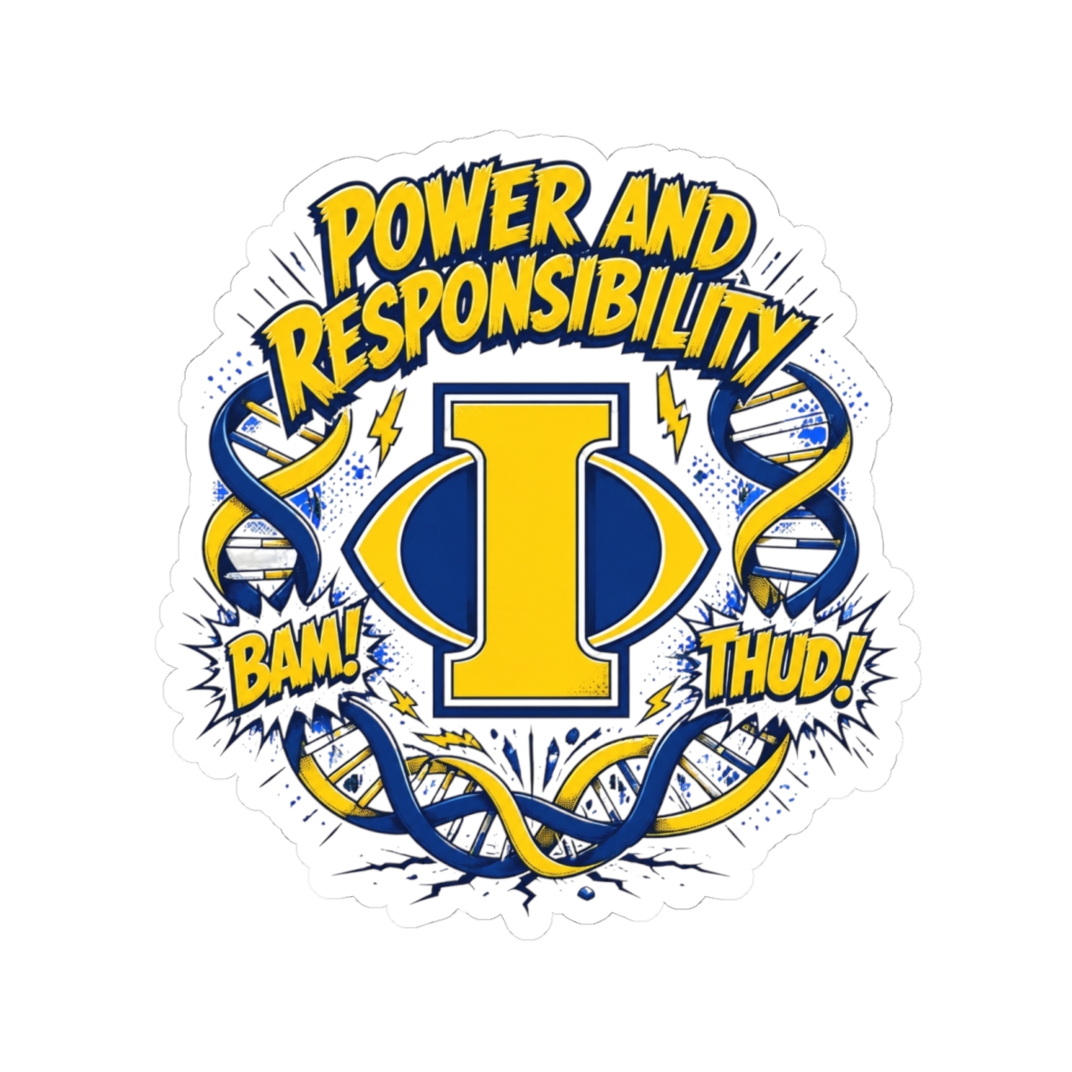 Invincible " and " Sticker - alternate angle 3, merchandise