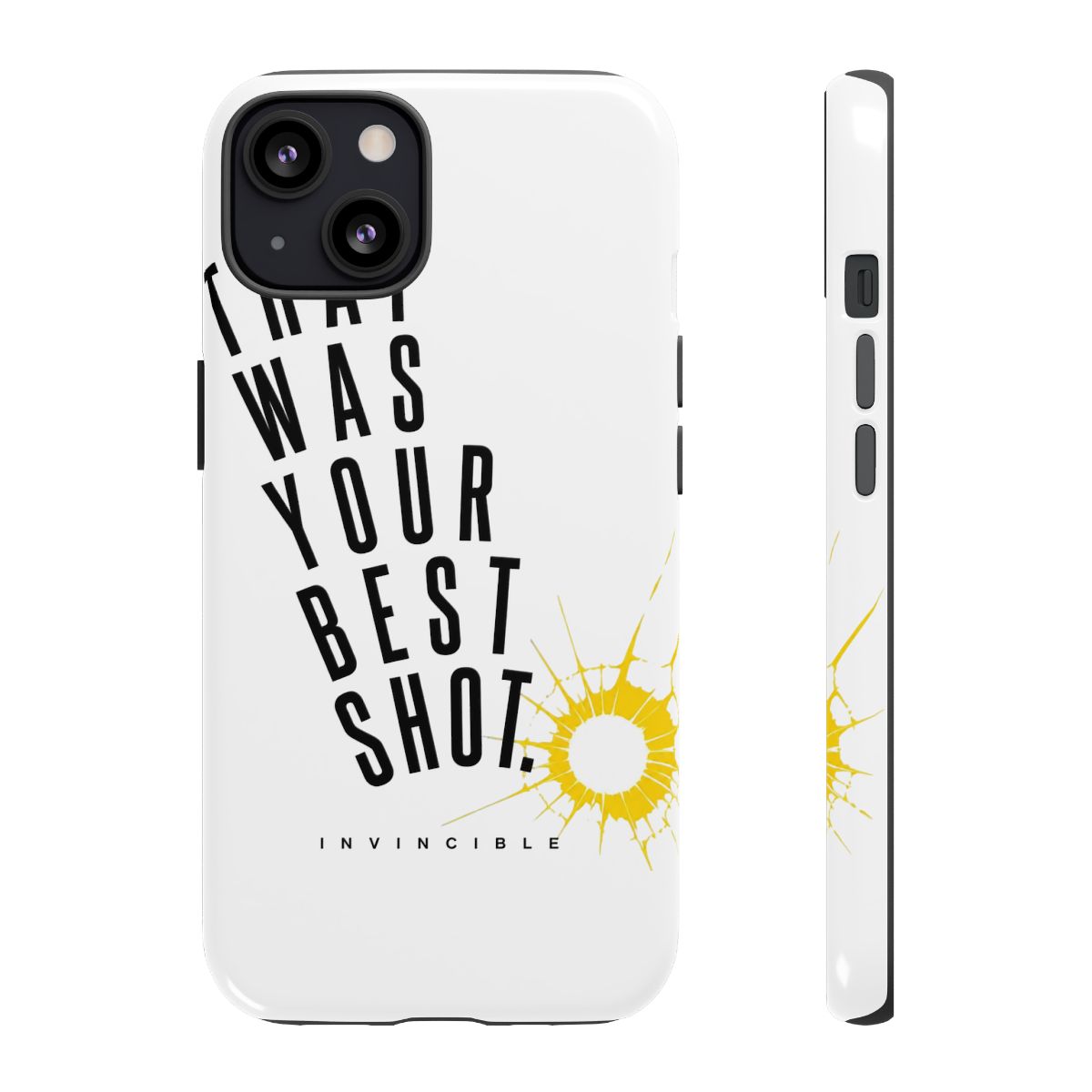 Invincible "That was your best shot." Phone Case