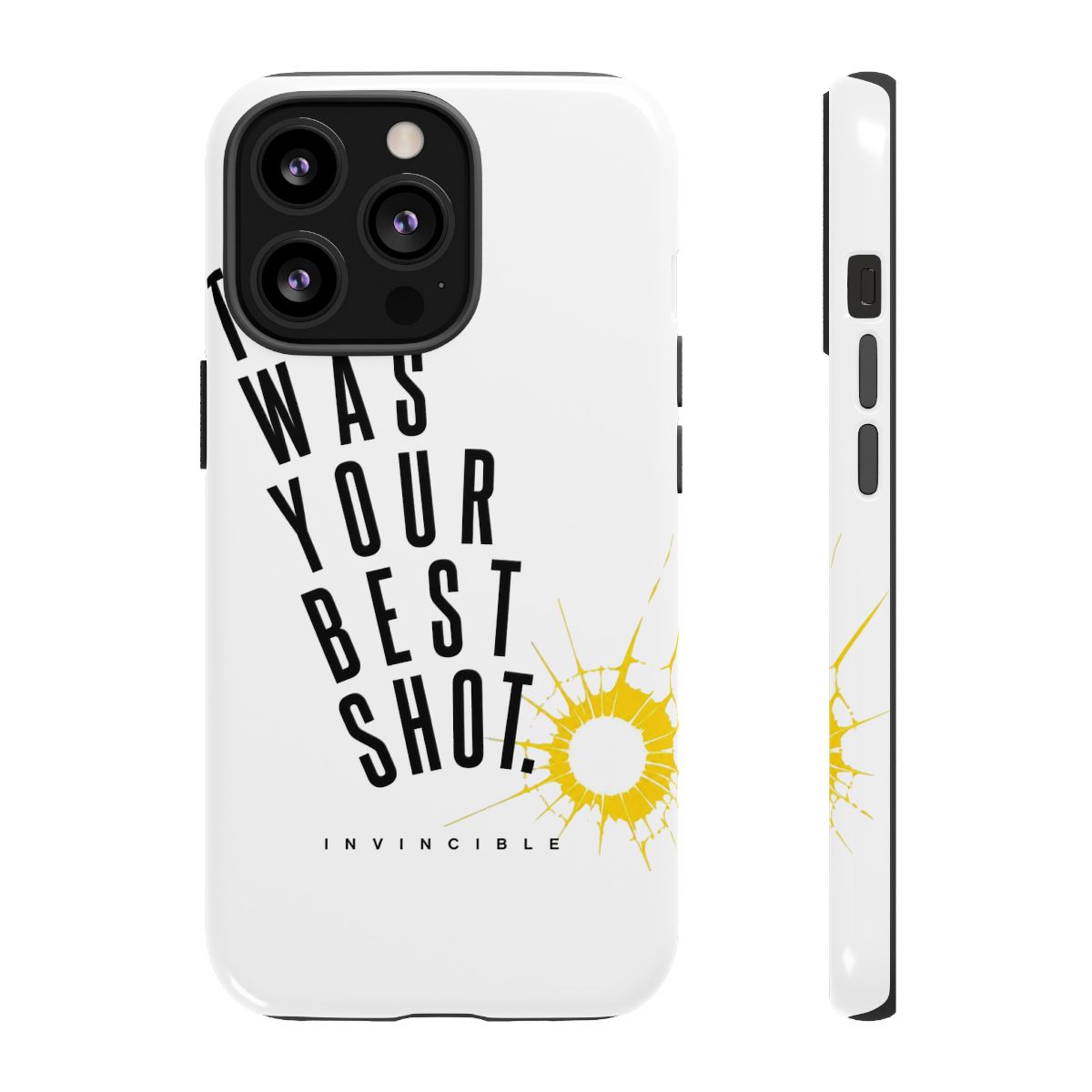 Invincible "That was your best shot." Phone Case - alternate angle 1, merchandise