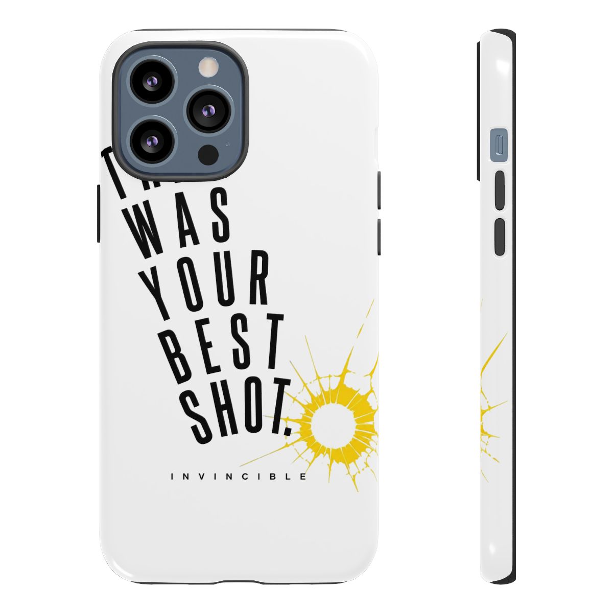 Invincible "That was your best shot." Phone Case - alternate angle 2, merchandise