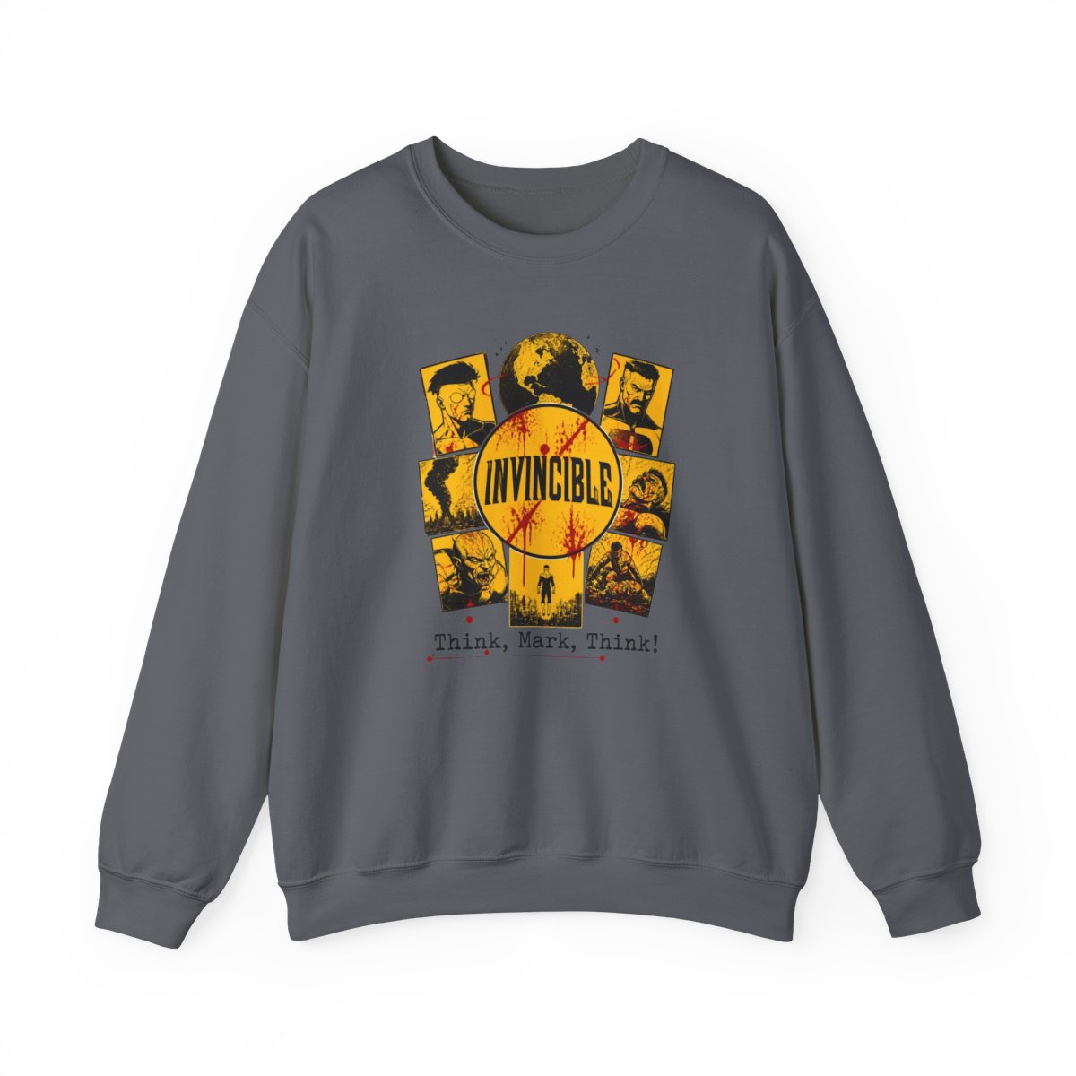 Invincible "Title Card" Crewneck - alternate angle 3, merchandise
