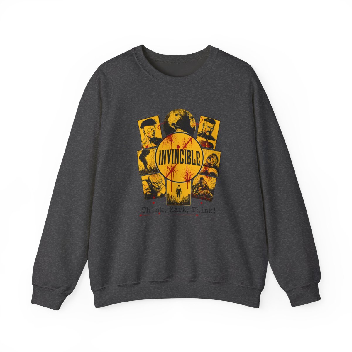Invincible "Title Card" Crewneck - alternate angle 2, merchandise
