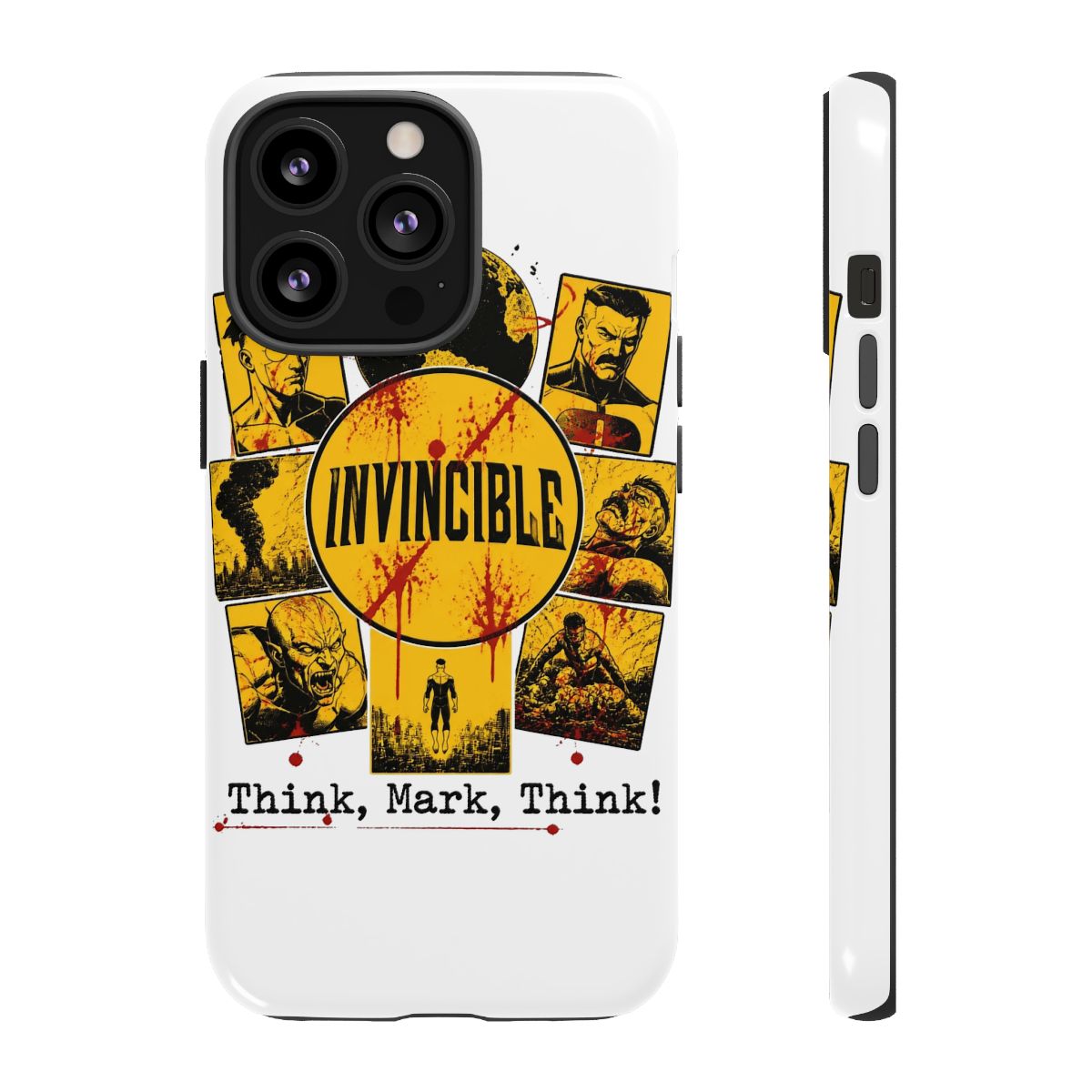 Invincible "Title Card" Phone Case - alternate angle 1, merchandise