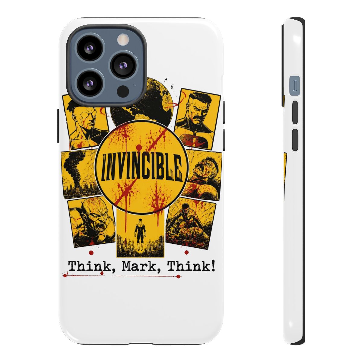 Invincible "Title Card" Phone Case - alternate angle 2, merchandise