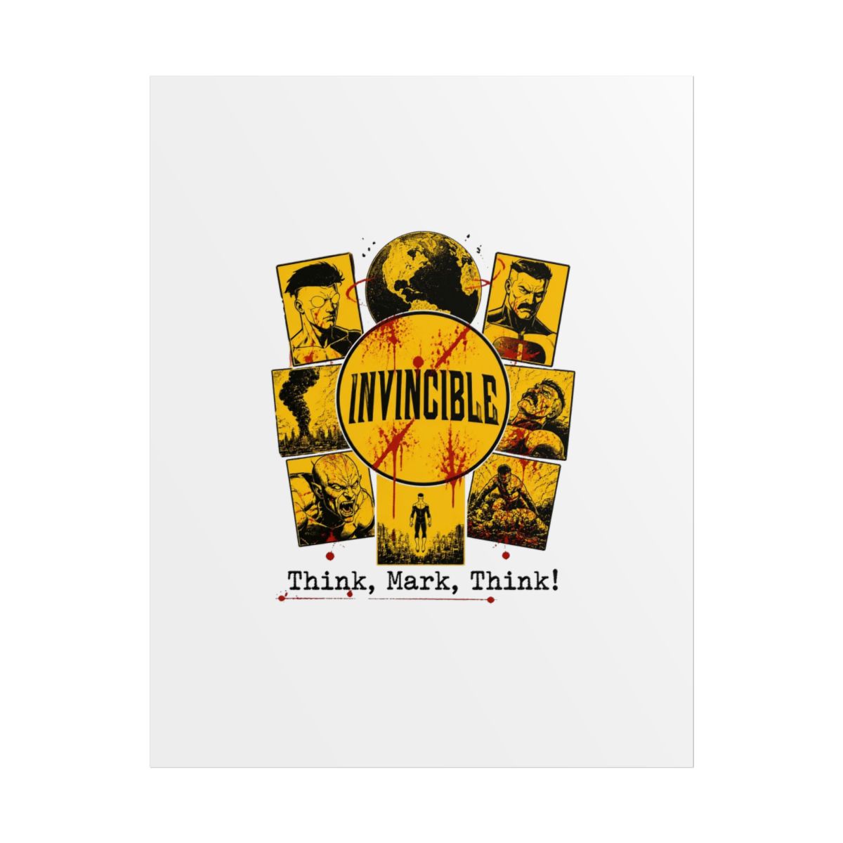 Invincible "Title Card" Poster - alternate angle 1, merchandise