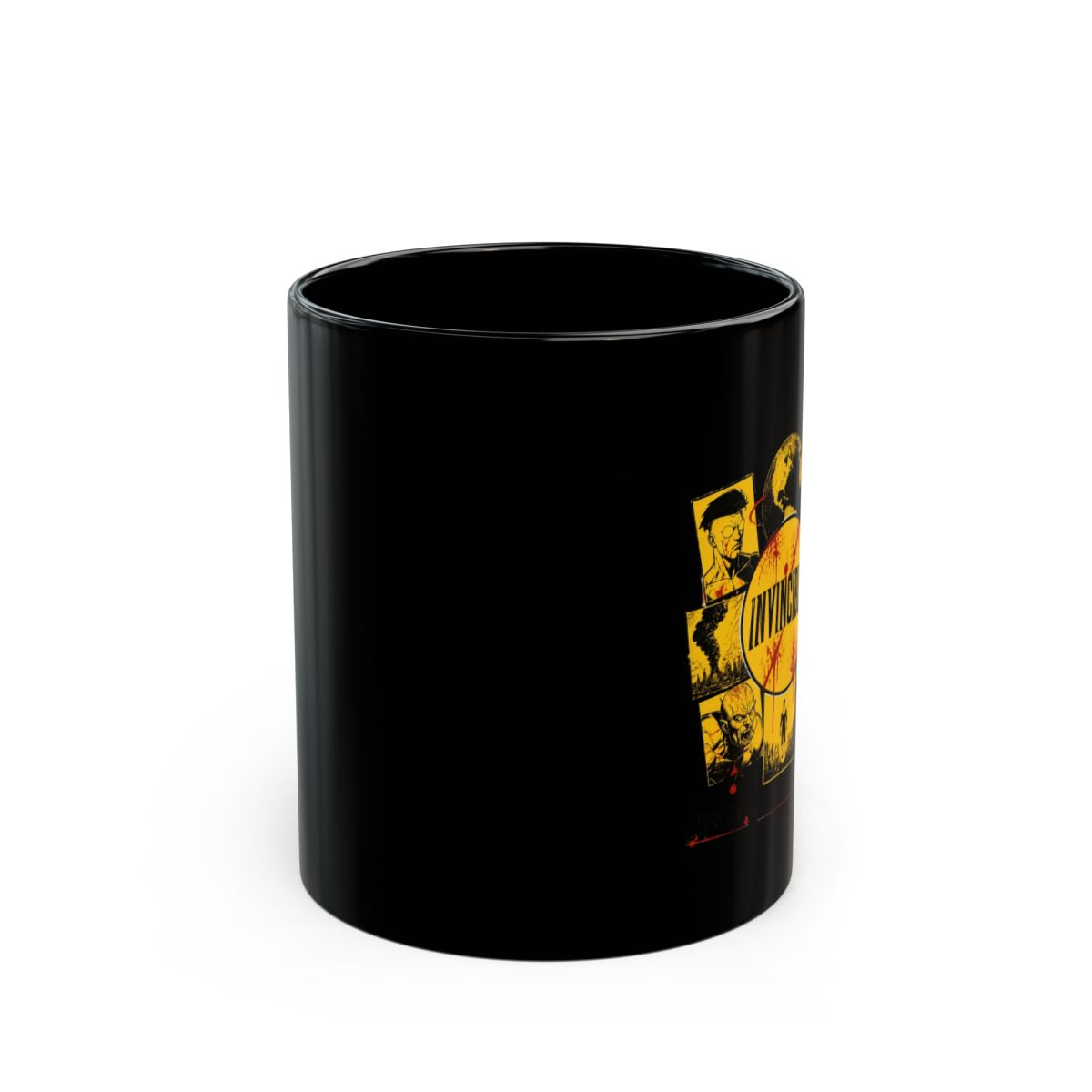 Invincible "Title Card" Black Mug - alternate angle 1, merchandise