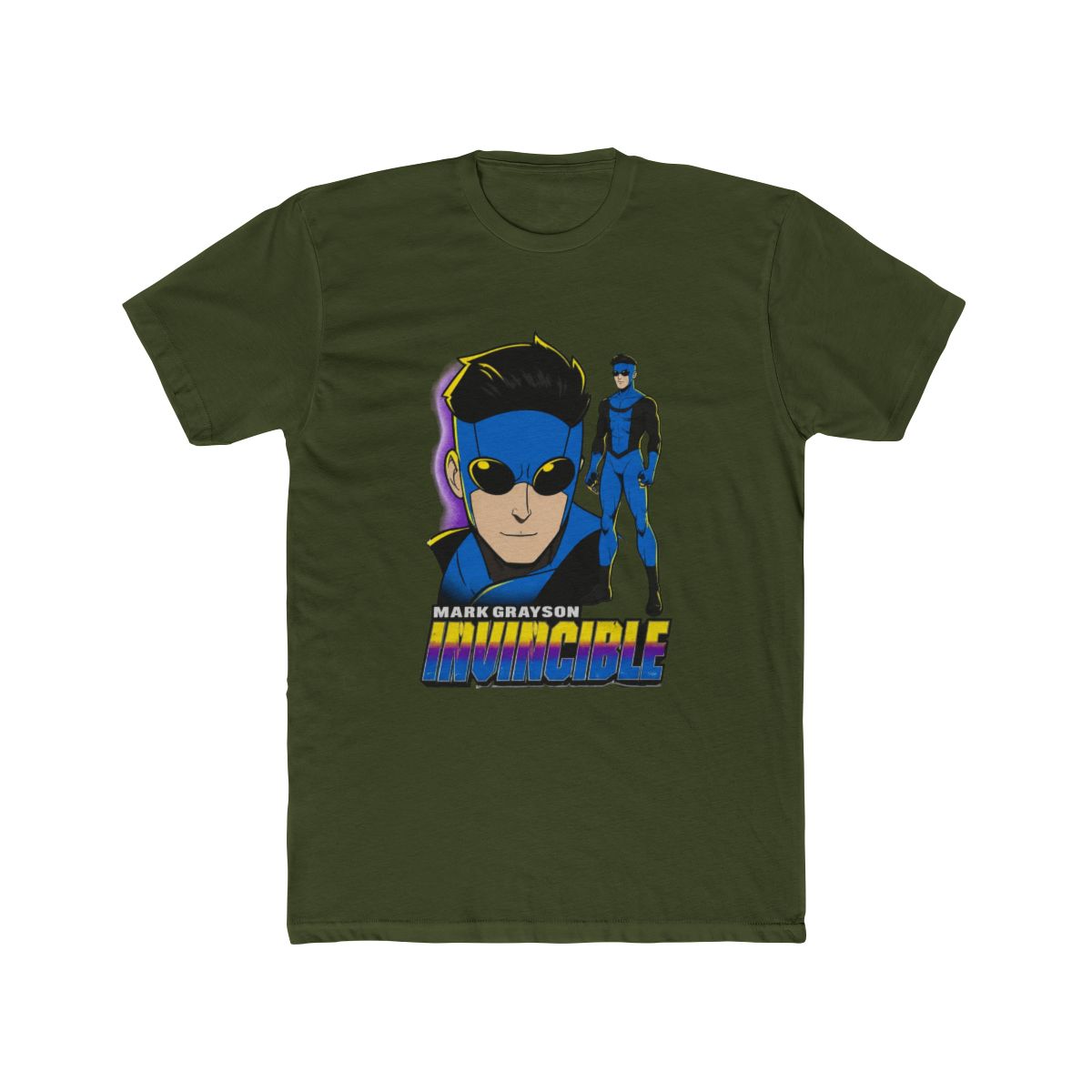 Invincible Mark Grayson Portrait T Shirt - alternate angle 3, merchandise