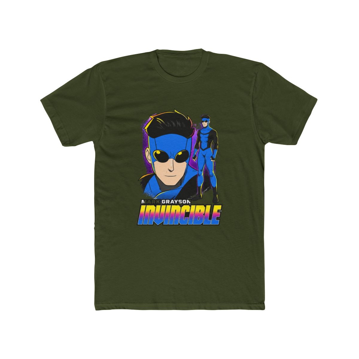 Invincible Mark Invincible Conquer Big & Tall T Shirt - alternate angle 4, merchandise