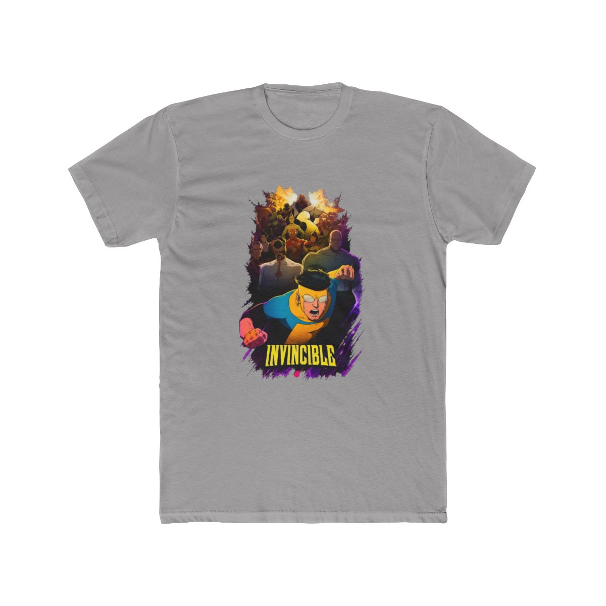 Invincible Poster Big & Tall T Shirt - alternate angle 2, merchandise