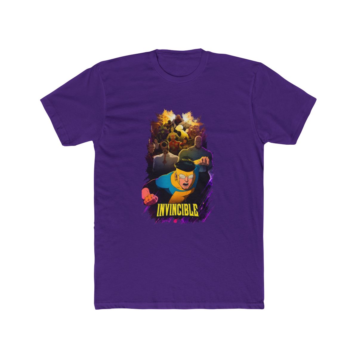 Invincible Poster Big & Tall T Shirt - alternate angle 4, merchandise