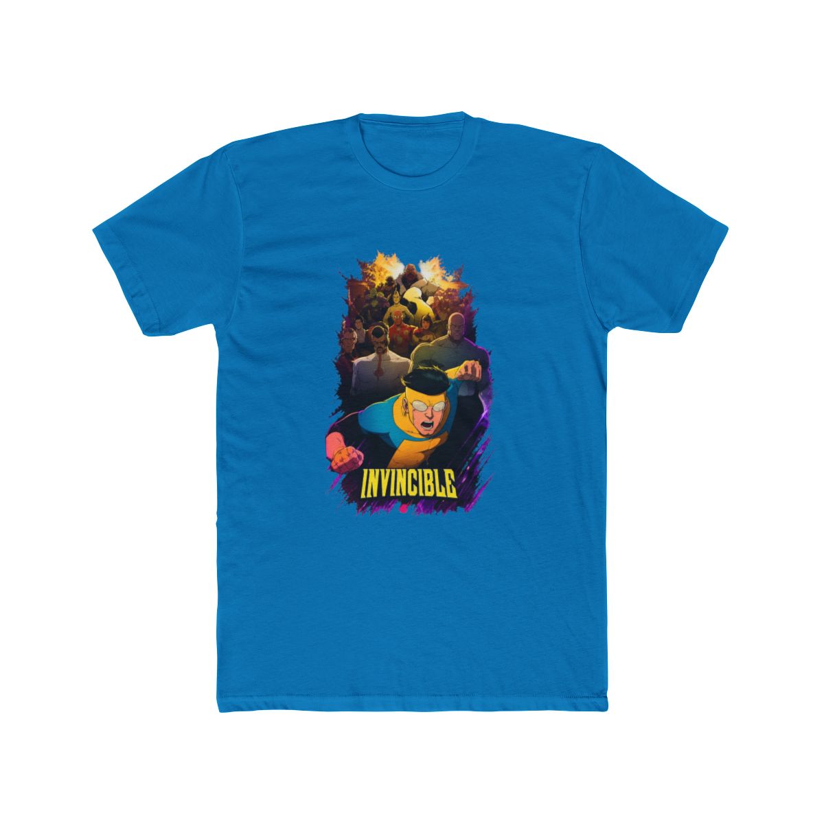 Invincible Poster Big & Tall T Shirt - alternate angle 3, merchandise