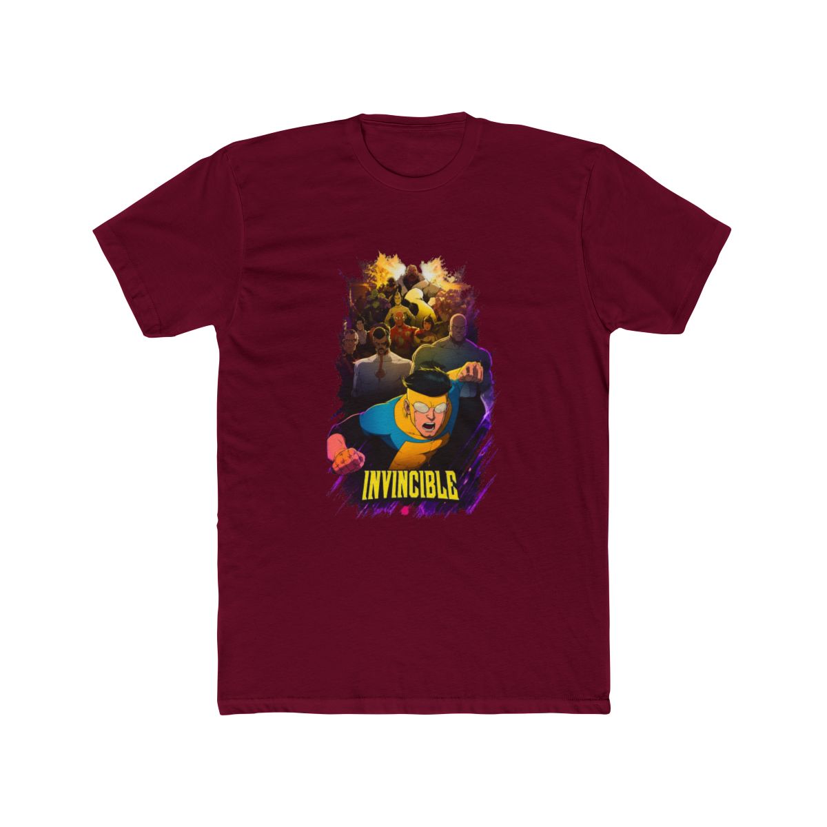 Invincible Poster Big & Tall T Shirt - alternate angle 5, merchandise