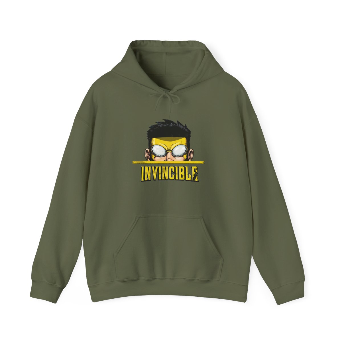 invincible Hoodie - alternate angle 2, merchandise