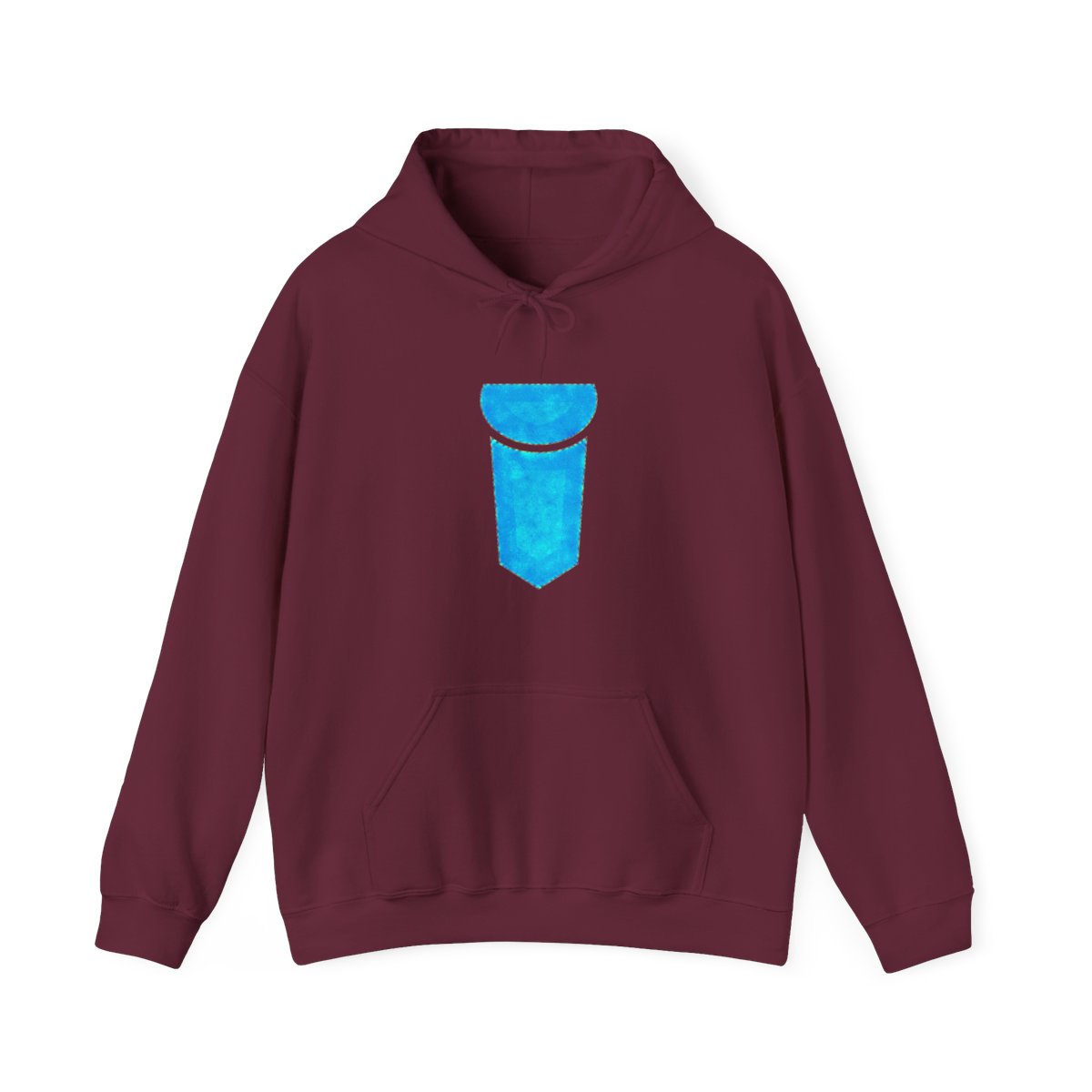 Invincible blue symbol Hoodie - alternate angle 3, merchandise
