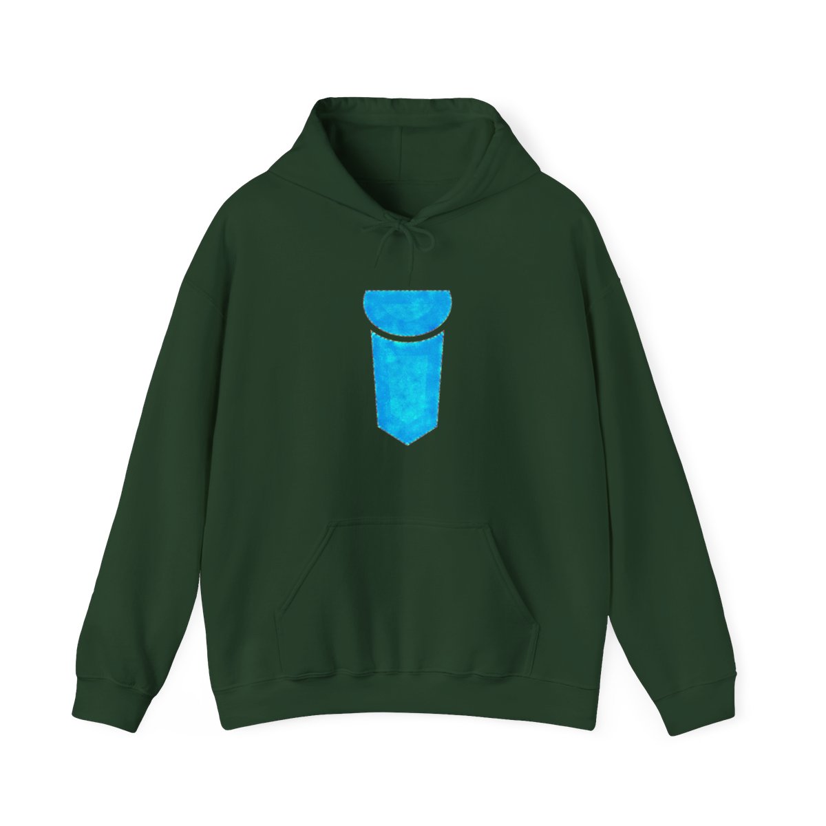 Invincible blue symbol Hoodie - alternate angle 5, merchandise