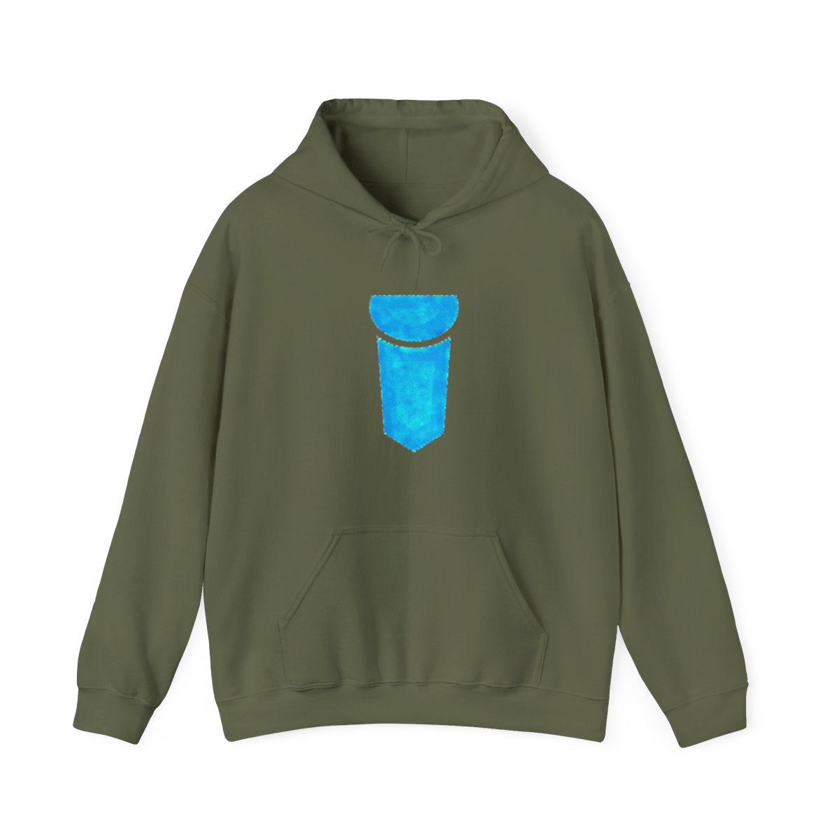 Invincible blue symbol Hoodie - alternate angle 4, merchandise