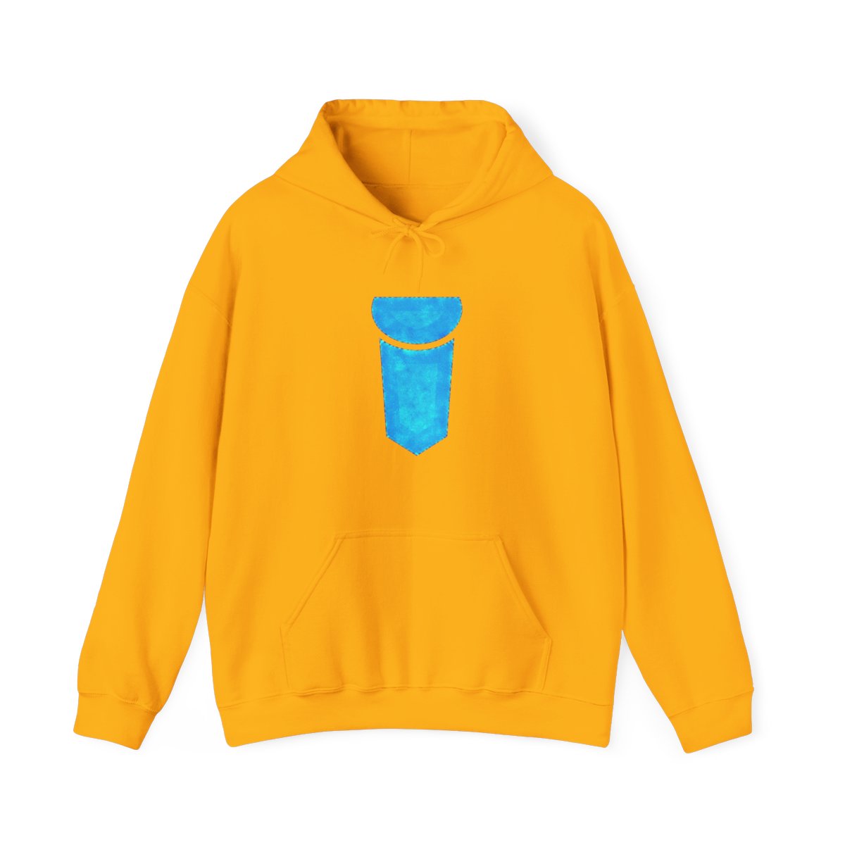 Invincible blue symbol Hoodie - alternate angle 2, merchandise