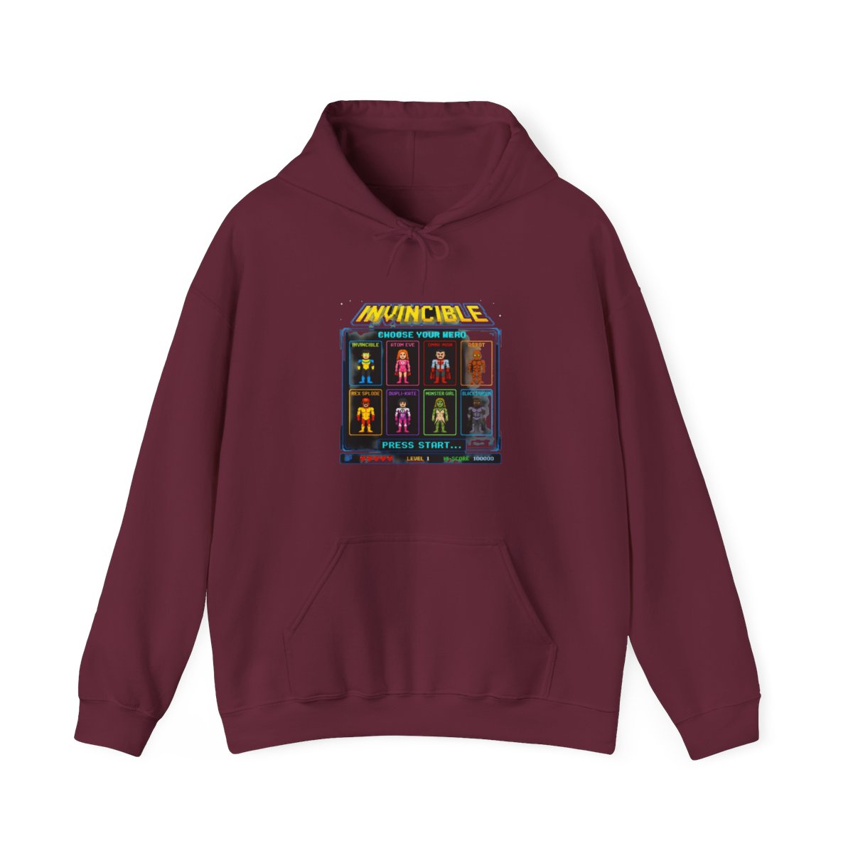 Invincible: Choose Your Hero Hoodie - alternate angle 3, merchandise