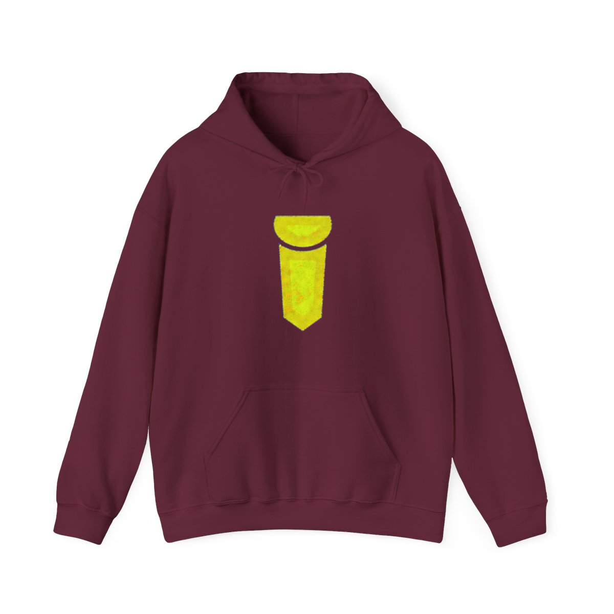 Invincible yellow symbol Hoodie - alternate angle 3, merchandise