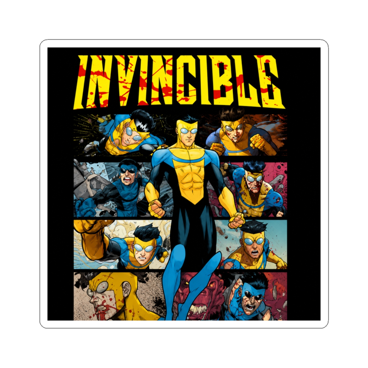 Invincible Comic Sticker