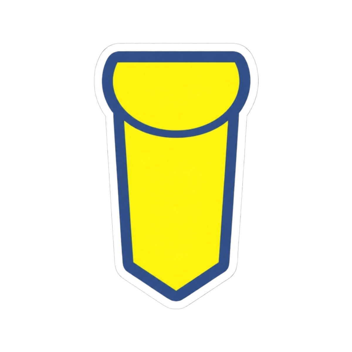 Invincible yellow symbol Sticker - alternate angle 2, merchandise