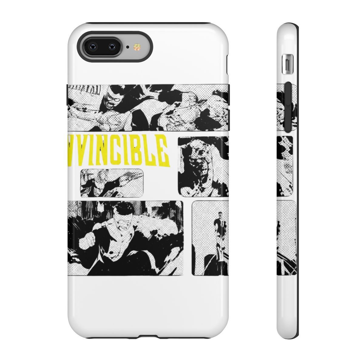 Invincible Brutality And Resolve Phone Case - alternate angle 2, merchandise