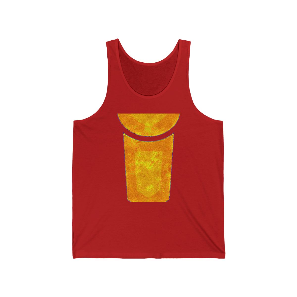 Invincible yellow symbol Tank Top - alternate angle 3, merchandise
