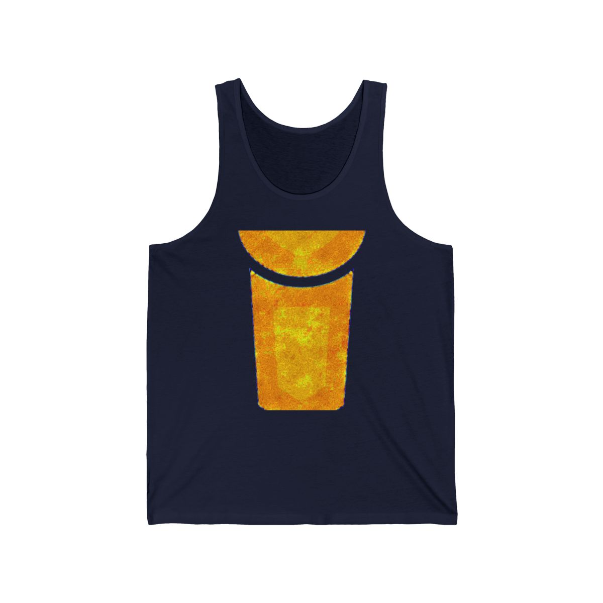 Invincible yellow symbol Tank Top - alternate angle 2, merchandise