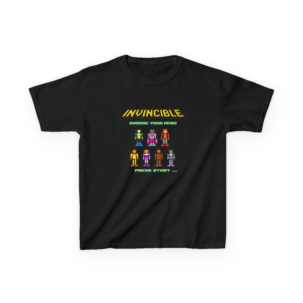 Invincible: Choose Your Hero Kids T-Shirt - alternate angle 2, merchandise
