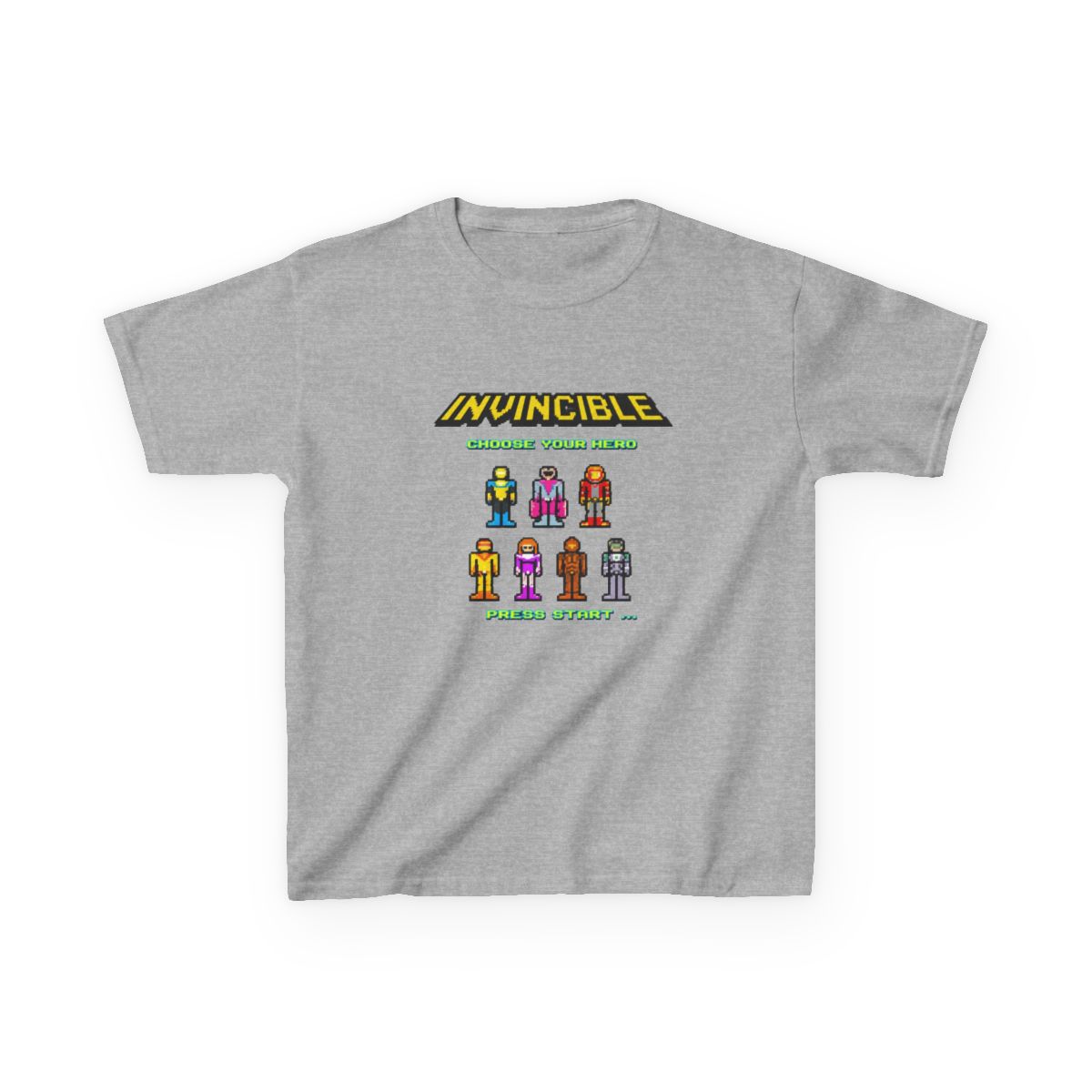 Invincible: Choose Your Hero Kids T-Shirt - alternate angle 3, merchandise