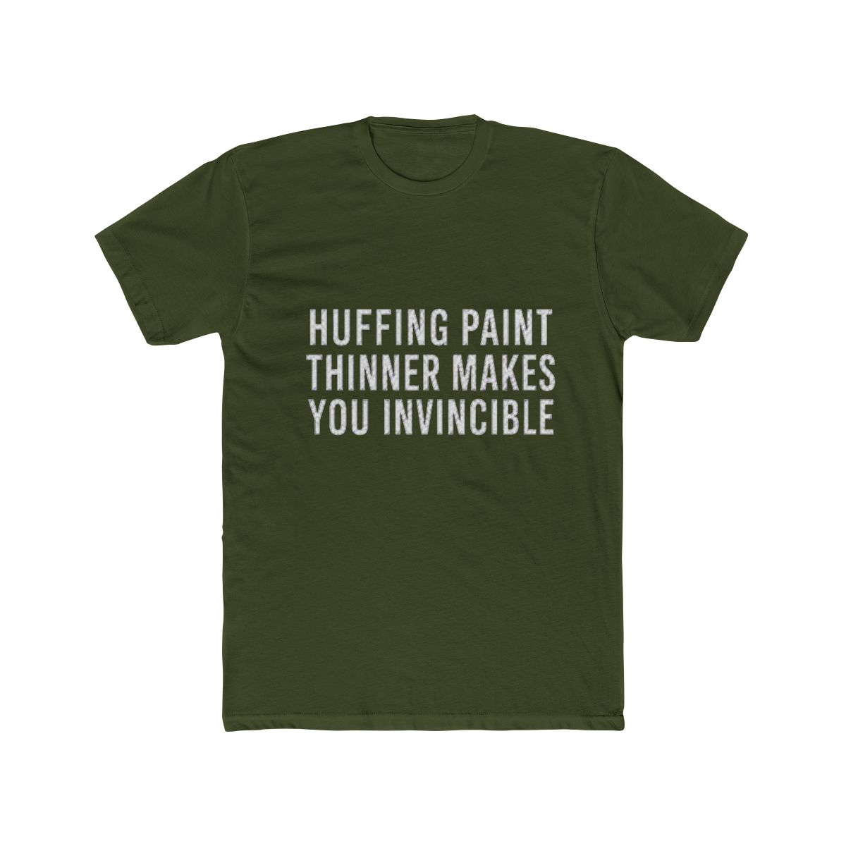 Huffing paint thinner makes you invincible T Shirt - alternate angle 4, merchandise
