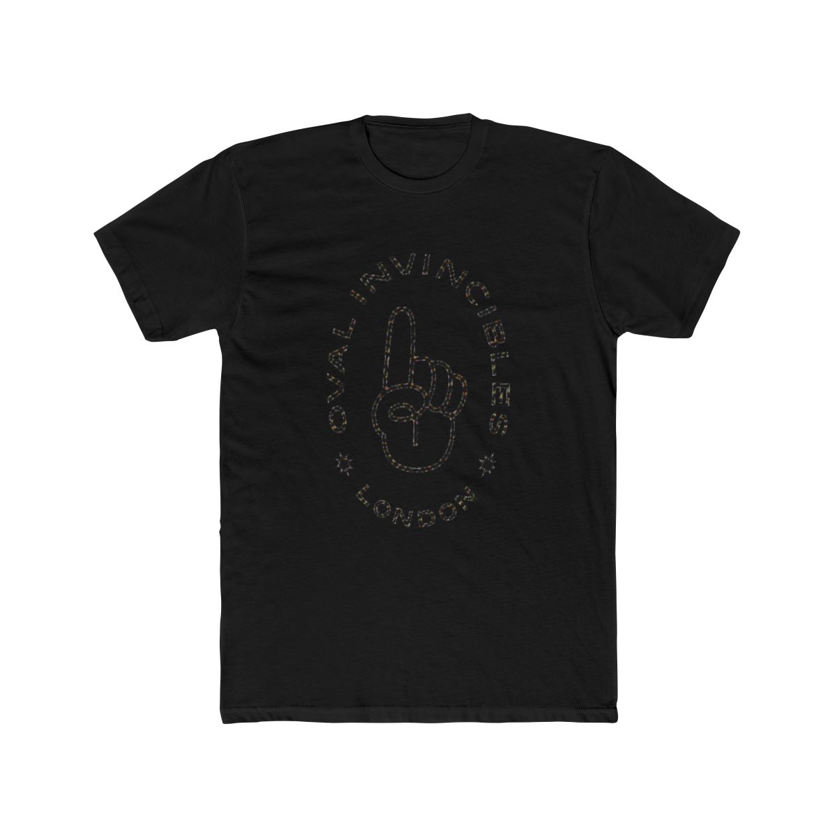 Oval Invincibles Sticker T Shirt - alternate angle 2, merchandise