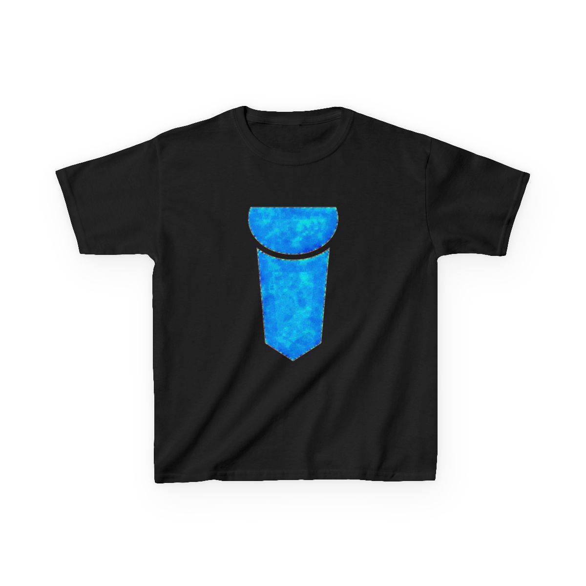 Invincible blue symbol Kids T-Shirt - alternate angle 2, merchandise