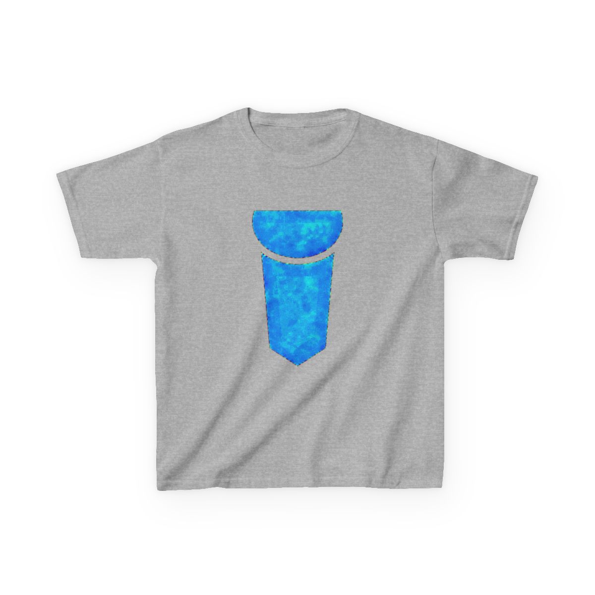 Invincible blue symbol Kids T-Shirt - alternate angle 3, merchandise