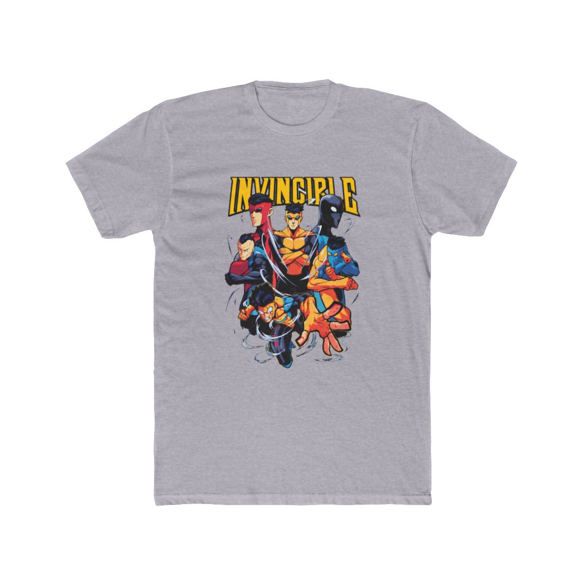 Invincible Comic Book Character Retro Action Style T Shirt - alternate angle 5, merchandise