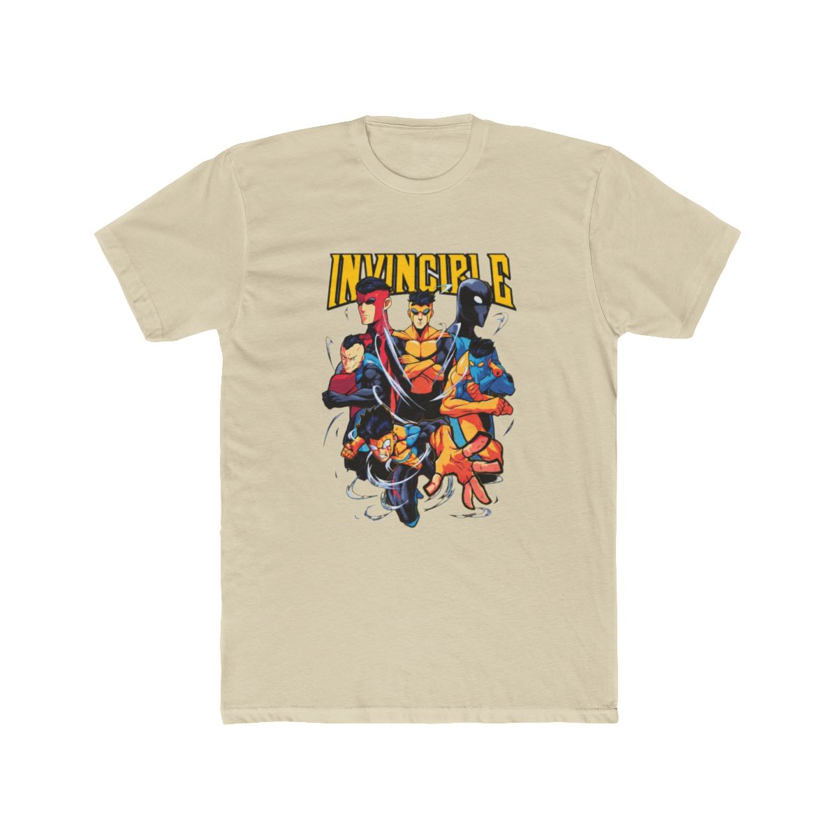 Invincible Comic Book Character Retro Action Style T Shirt - alternate angle 4, merchandise
