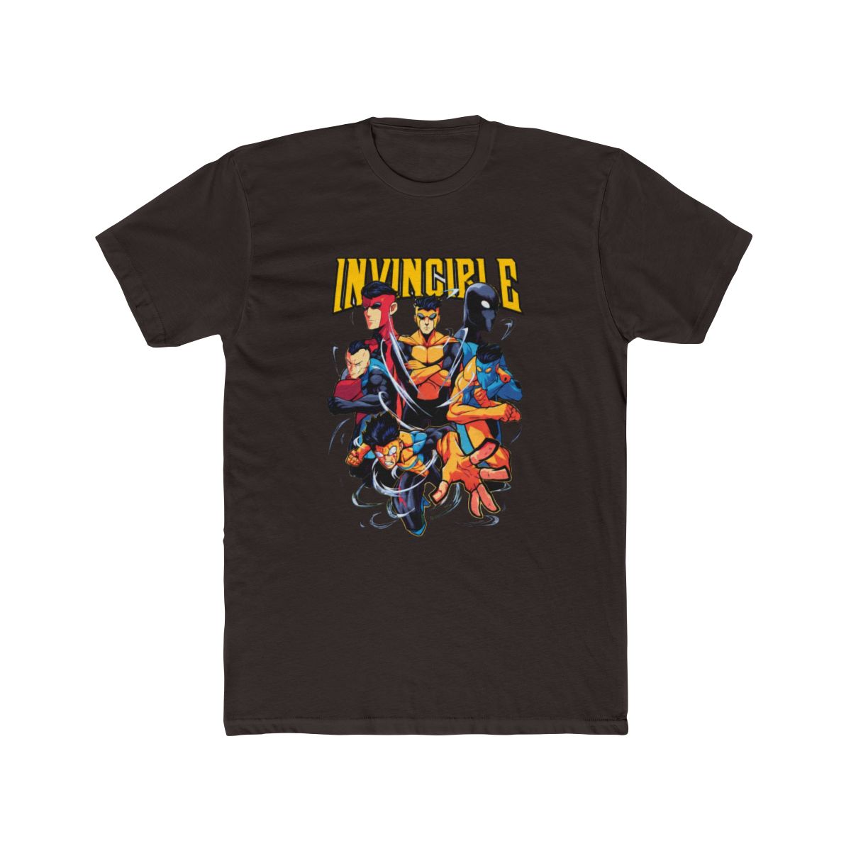 Invincible Comic Book Character Retro Action Style T Shirt - alternate angle 3, merchandise