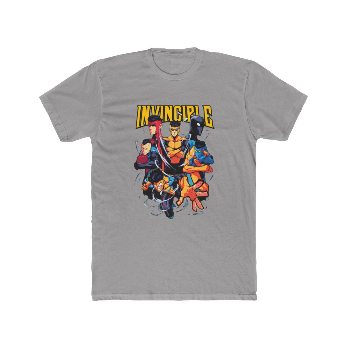 Invincible Comic Book Character Retro Action Style T Shirt - alternate angle 2, merchandise