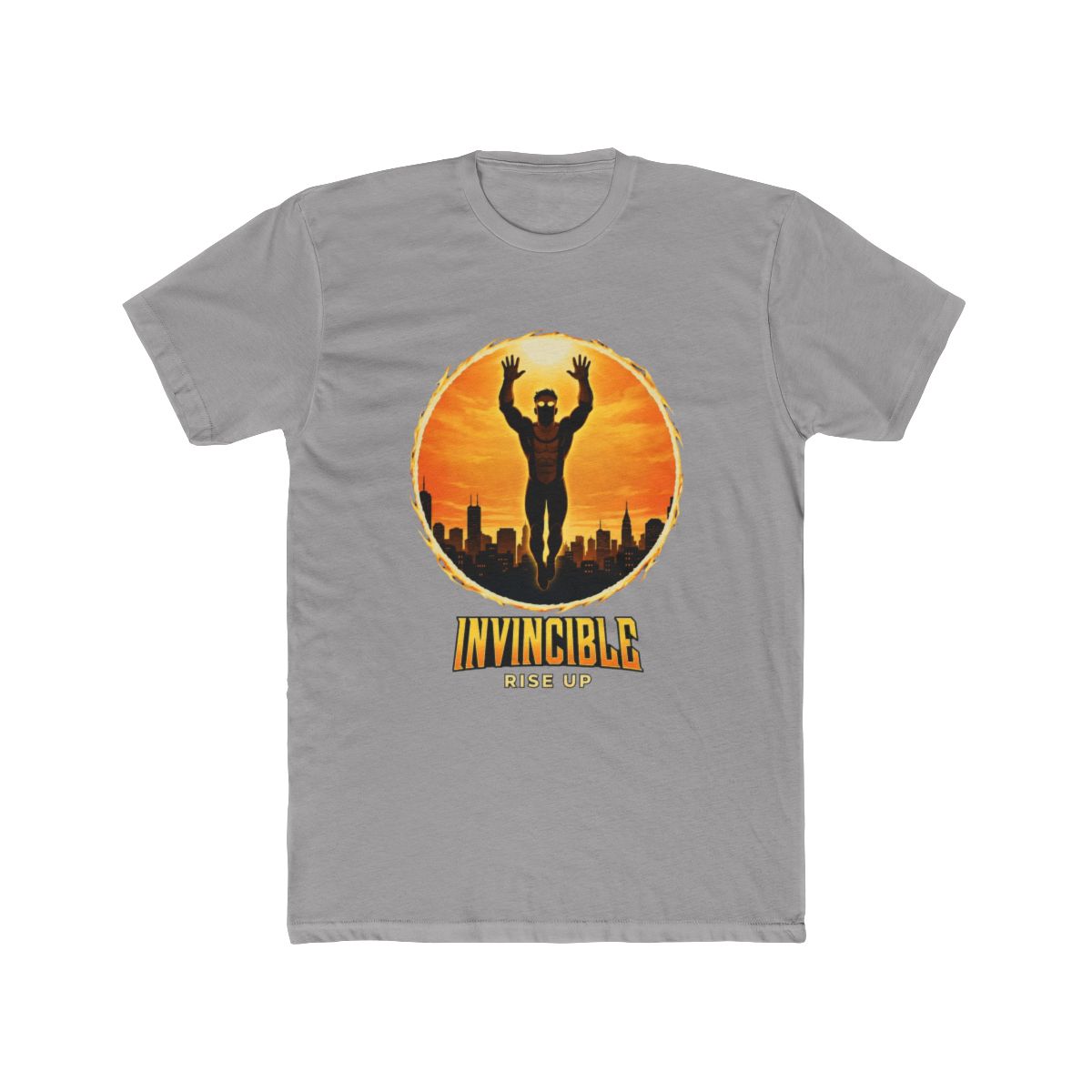 Invincible silhouette Rise Up T Shirt - alternate angle 2, merchandise
